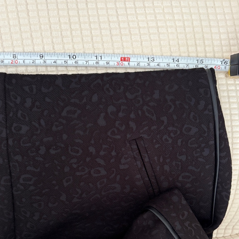 Chico's Black Textured Dress Pantssize 0.5 - Picture 5 of 9